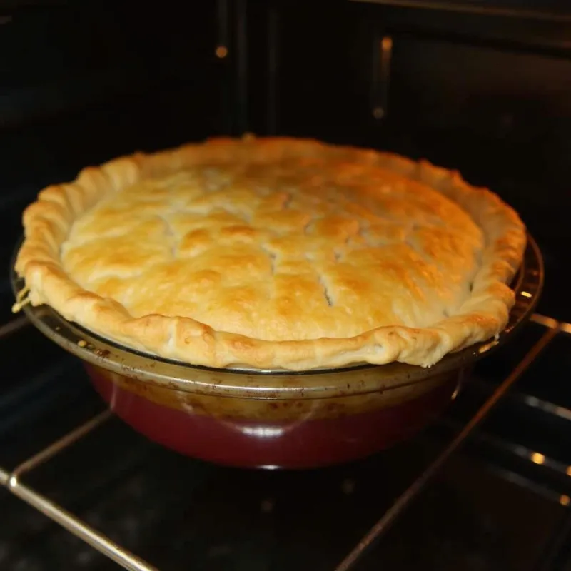 Vegan Pot Pie Baking