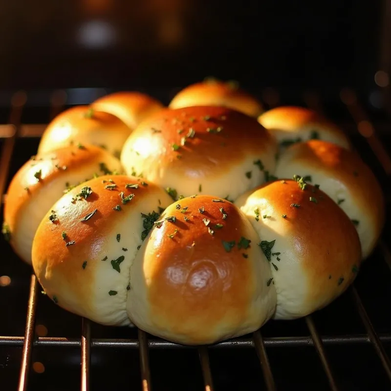 Vegan Pull-Apart Bread Baking