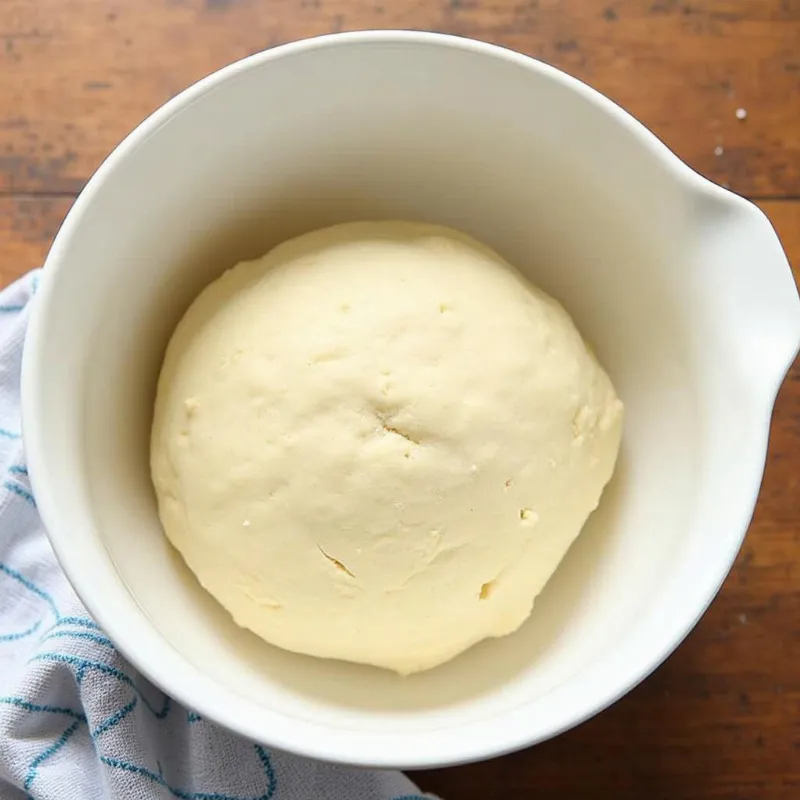 Vegan Pull-Apart Bread Dough Rising