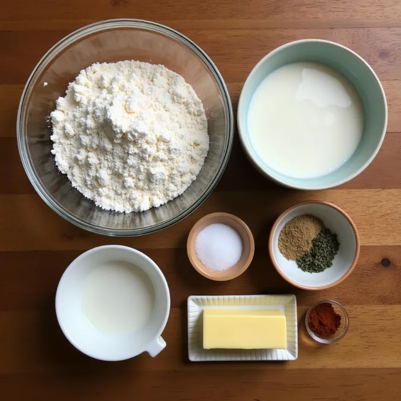 Vegan Pull-Apart Bread Ingredients