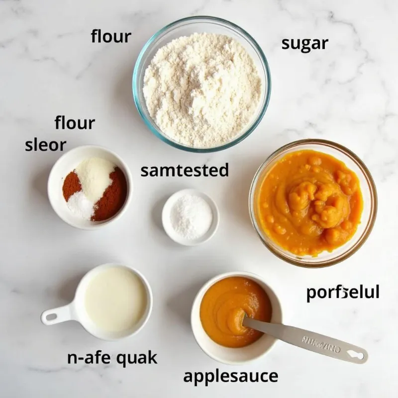 Vegan Pumpkin Bread Ingredients