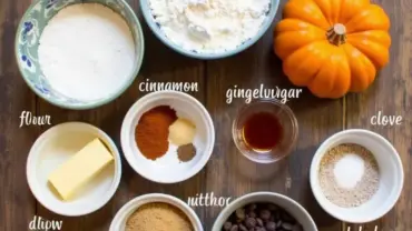 Vegan Pumpkin Chocolate Chip Cookie Ingredients