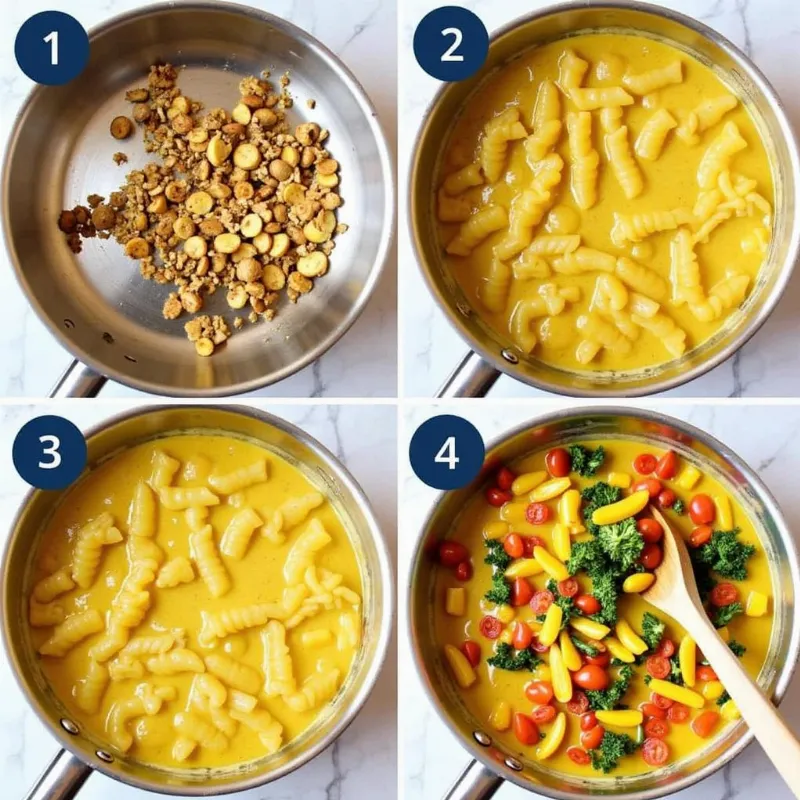 Step-by-Step Guide to Making Vegan Rasta Pasta