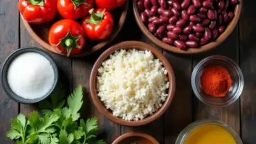 Vegan Red Beans and Rice Ingredients