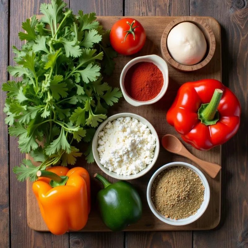 Vegan Red Curry Ingredients