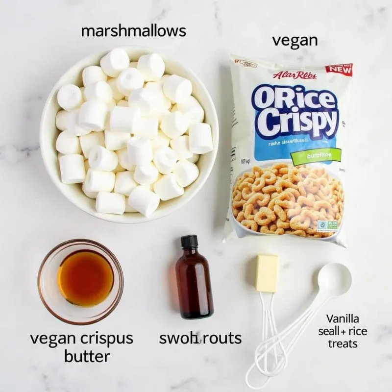 Vegan rice crispy treats ingredients