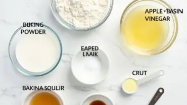 Vegan Sheet Pan Pancake Ingredients