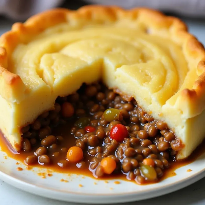 Vegan Shepherd's Pie with Lentil Filling