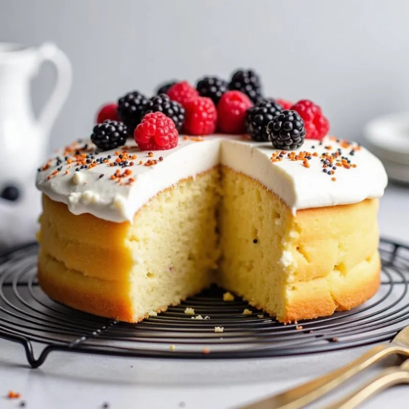 Frosted Vegan Small Cake