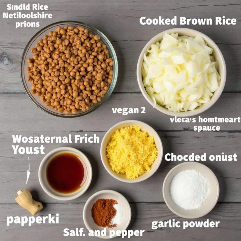 Vegan smash burger patty ingredients