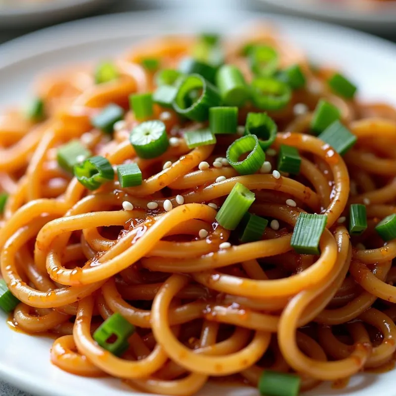  Vegan Noodles with Stir Fry Sauce 