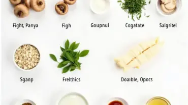 Vegan Stuffed Mushrooms Ingredients