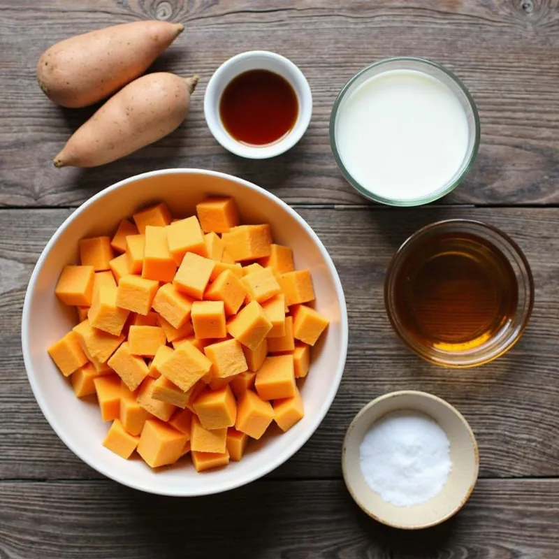 Vegan Sweet Mashed Potatoes Ingredients