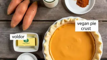 Vegan Sweet Potato Pie Ingredients