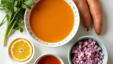 Vegan Sweet Potato Soup Ingredients