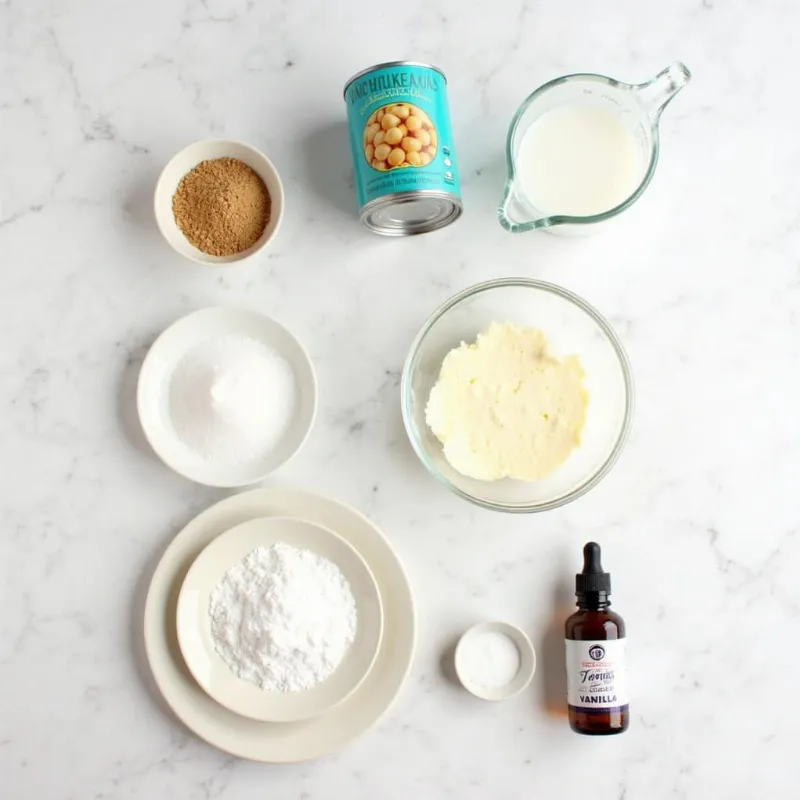 Vegan Swiss Meringue Buttercream Ingredients