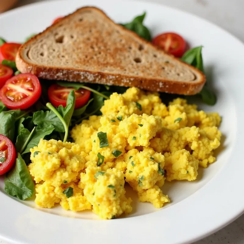 Easy Vegan Tofu Scramble for Breakfast