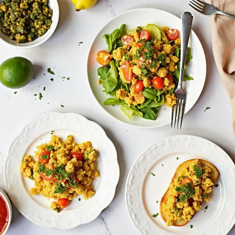 Serving Suggestions for Vegan Tofu Scramble