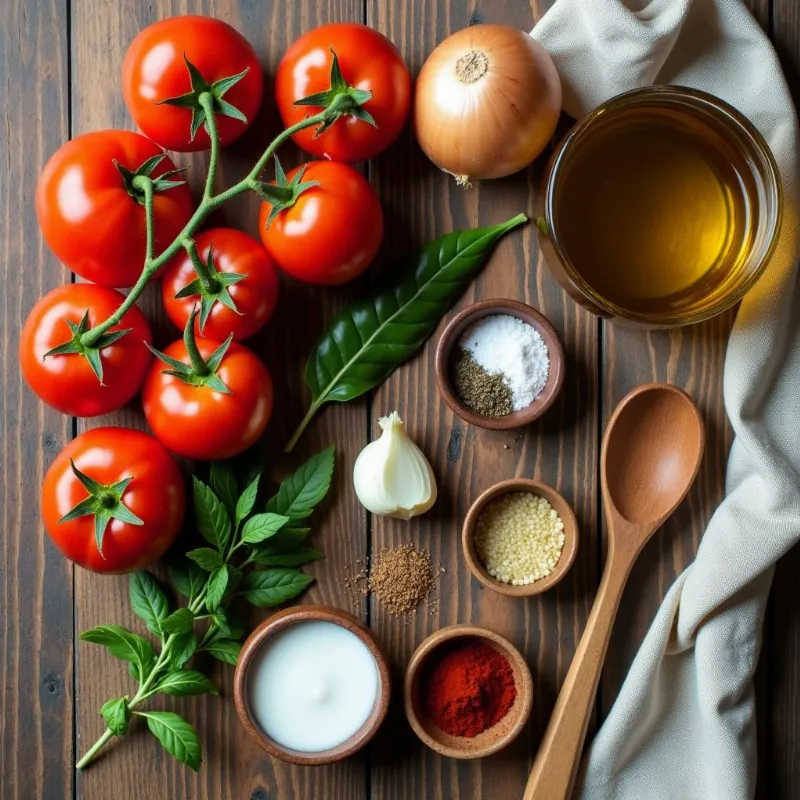 Ingredients for Vegan Tomato Soup