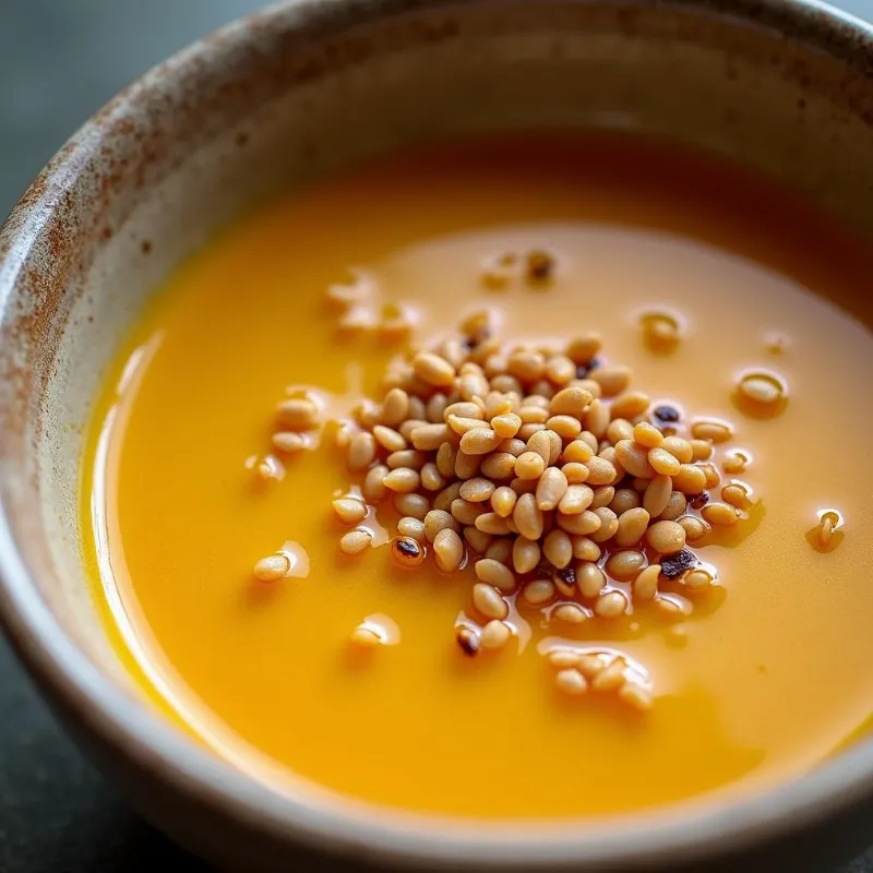 A bowl of vegan Vietnamese sweet soup