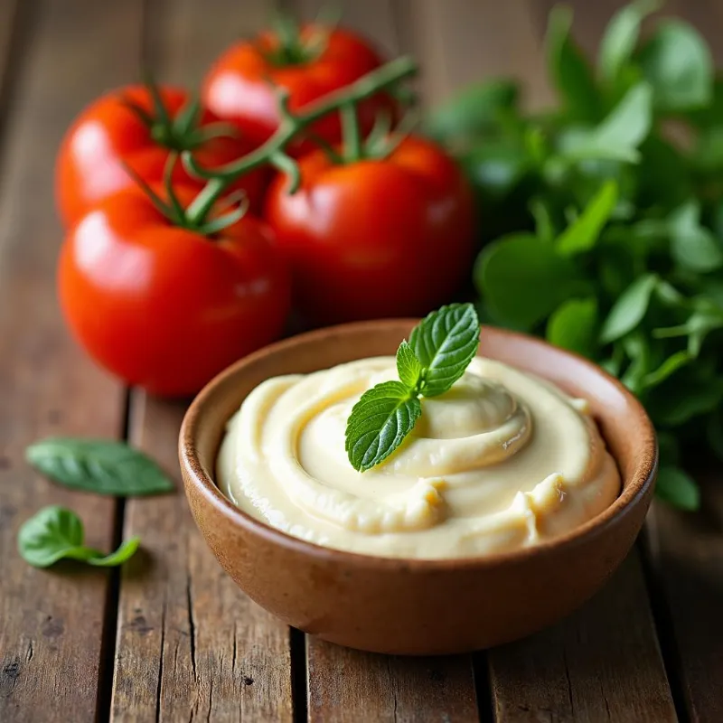 Ingredients for vegan vodka sauce