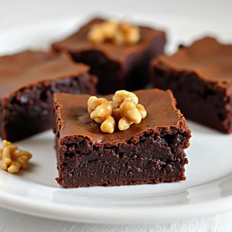 Vegan Walnut Brownies